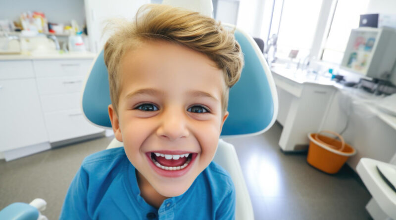 kolorowe plomby u dzieci